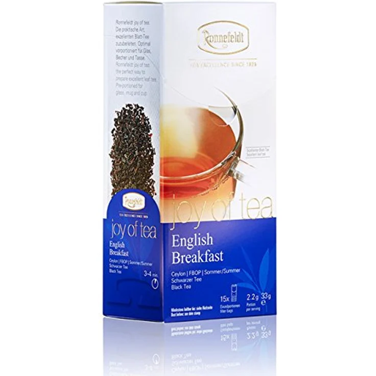Joy of Tea English Breakfast schwarzer Tee 15 Teebeutel (Caddy) 33g : 1er Packung – Bild 2