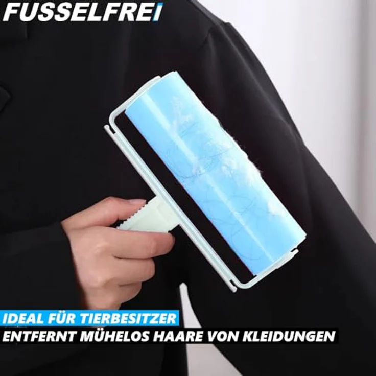 MAVURA Fusselroller FUSSELFREI wiederverwendbarer Fusselentferner Tierhaarentferner waschbar Flaumentferner abwaschbar - Preisvergleich – Bild 2