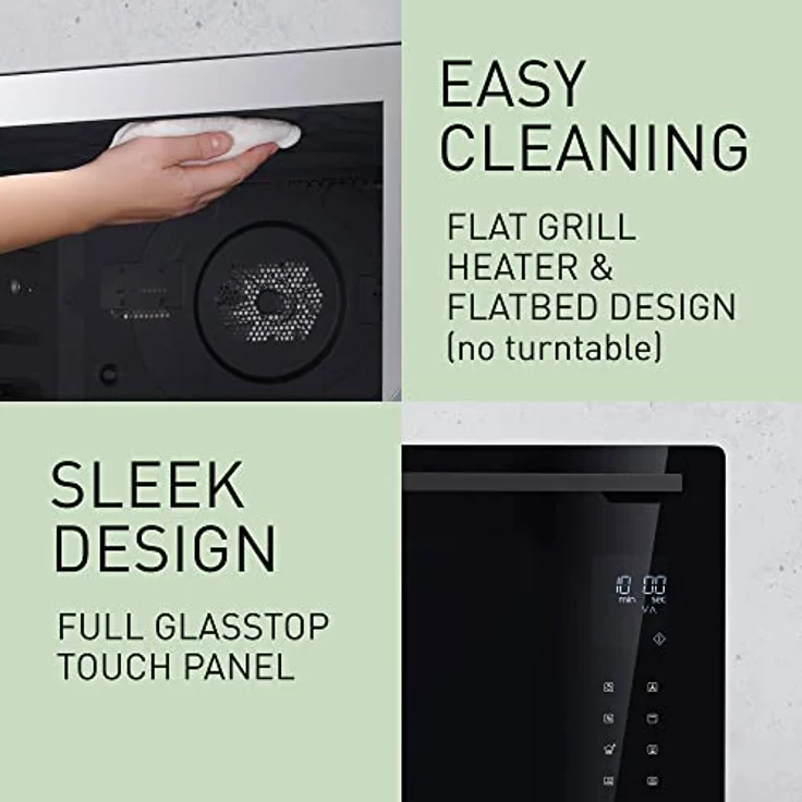Panasonic NN-CS88LBEPG 4 in 1 Mikrowelle mit Grill, Dampfgaren, Standgerät, 31 Liter Garraum, 1000 Watt – Bild 6