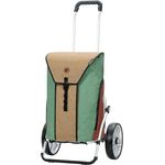 Andersen Einkaufstrolley - Royal Shopper Oli.P 2.0 beige 50 L Einkaufswagen, hochwertig, Shopping, Thermo, Aluminium, klappbar, Kugellagerad