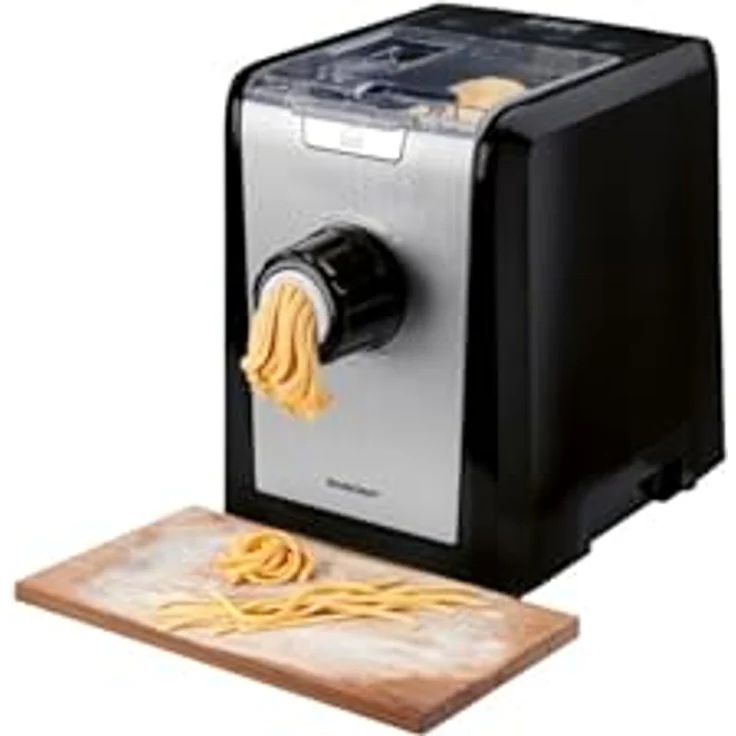 SILVER CREST Pasta Maker vollautomatisch mit 8 Formscheiben und Ravioliformer, LED-Display, 600 g Kapazität, 220 W, inklusive Zubehör & Rezeptheft – Bild 2