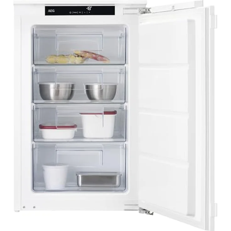 AEG TAB6L88EF Einbau-Gefrierschrank / 880 mm / 98 L / LowFrost - weniger Eisbildung / Temperaturalarm / Festtür / E – Bild 1