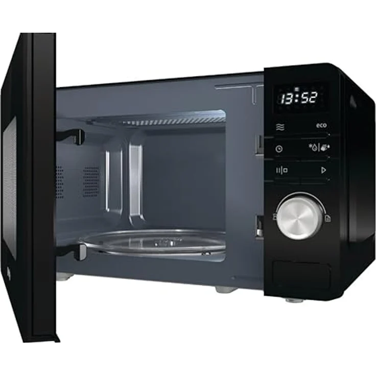 Gorenje MO20A3B Mikrowelle, Standgerät, 20 Liter Garraum, 800 Watt, schwarz – Bild 3