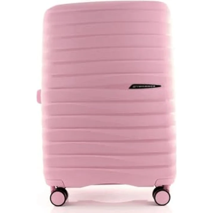 Picard Hartschalen-Trolley Vienna, 4 Rollen, Polypropylen mit Dehnfalte und integriertem TSA-Schloss, schwarz – Bild 1