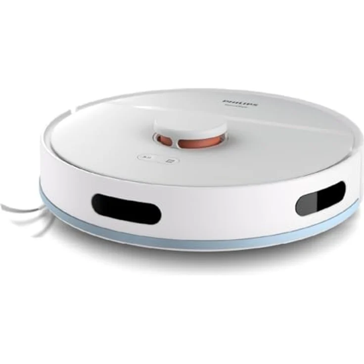 Philips Homerun Serie 2000 2. Gen, 2-in-1 Saug- und Wischroboter mit 6.000pa Saugkraft, 130 Minuten Laufzeit, Lasernavigation, Teppichboost, App-gesteuert, Arktikweiß (XU2000/25) – Bild 1