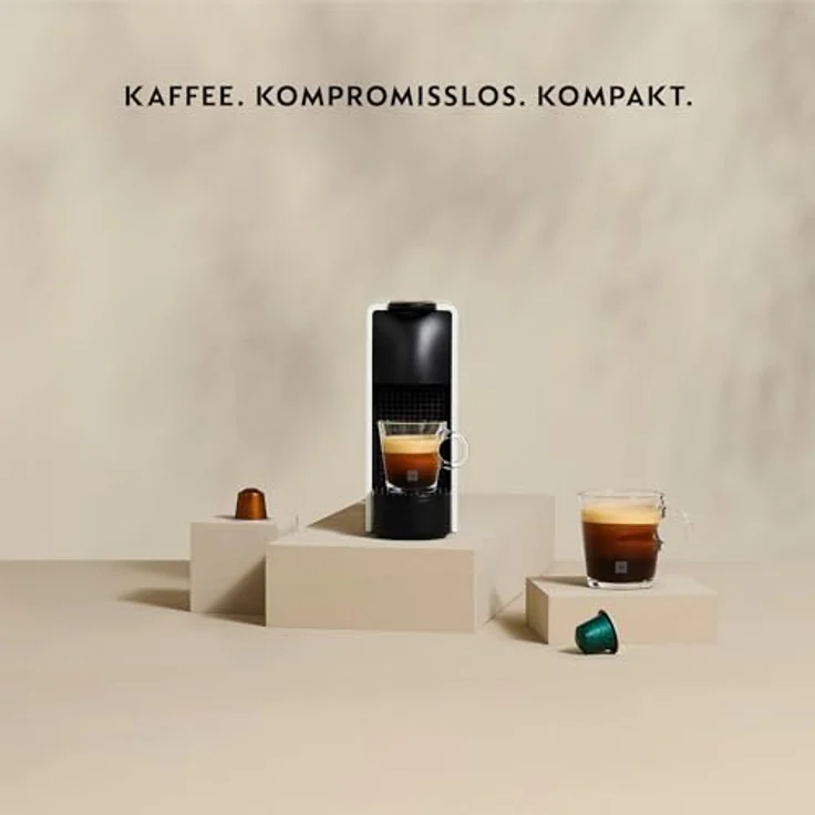 Krups Nespresso XN1101 Essenza Mini Kaffeekapselmaschine, 1260 Watt, weiß, 0,7 Liter – Bild 6