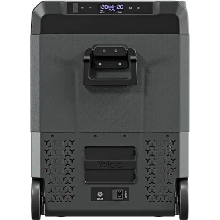 Yolco TCX60 Carbon, tragbarer Kompressor-Kühlschrank mit 60 Litern Volumen, leise mit max. 45 dB, effizient mit 60 Watt – Bild 7