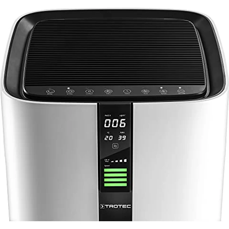 TROTEC AirgoClean 350 E, HEPA Luftreiniger für Allergiker, 1.000 m³/h, geeignet für Räume bis 120 m², 99,97% Partikelentfernung – Bild 4