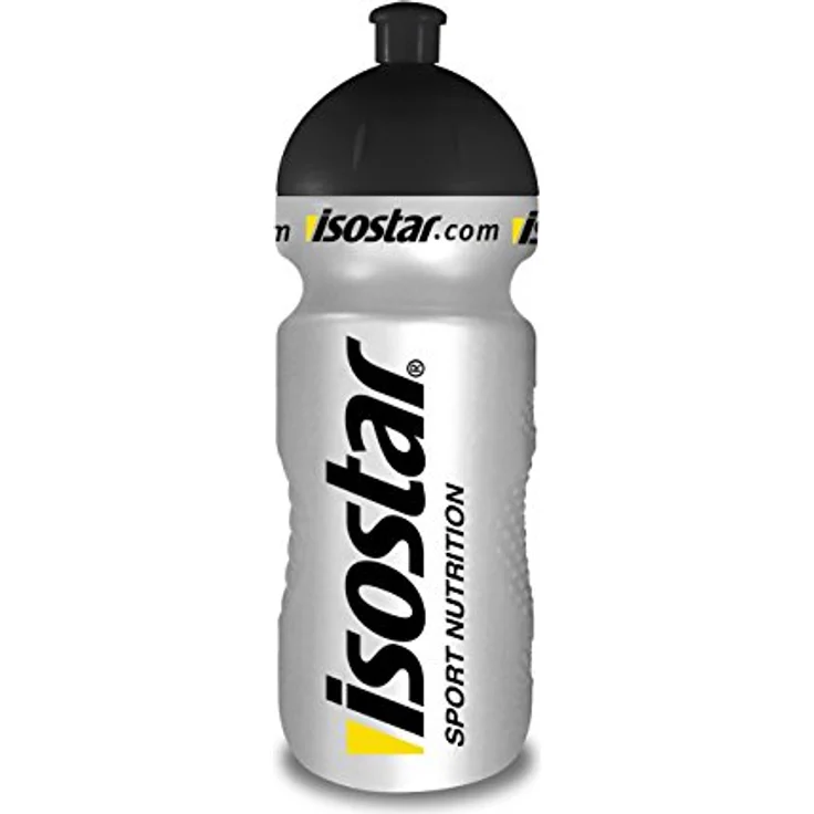 Isostar Sport Trinkflasche 500-650 ml -Kunststoff, BPA-frei - Wasserflasche für Laufen, Radfahren, Gym, Wandern - Praktischer und auslaufsicherer Push & Pull Verschluss