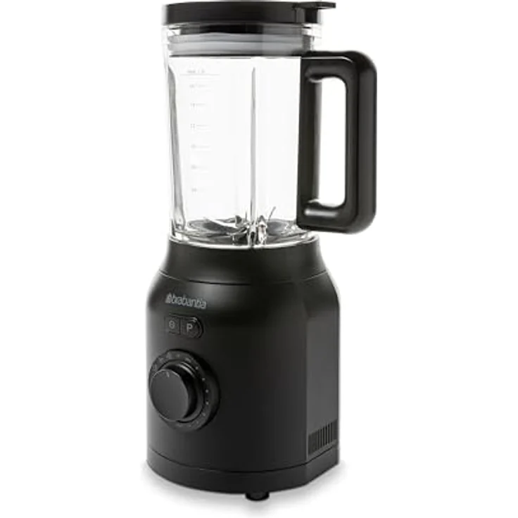 Brabantia Frullatore, Standmixer mit 1200-W-Motor, 1,7 Liter Glasbehälter, Schwarz – Bild 7