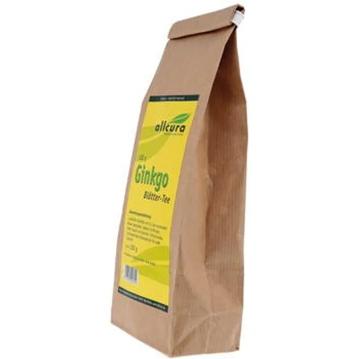 allcura Ginkgo TEE, 100 g Ginkgoblätter zur Teezubereitung – Bild 4