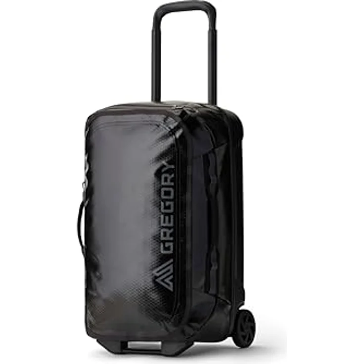 Gregory Alpaca Wheeled Duffel, Koffer für Reisende mit 40 l Volumen, Schwarz, interne Trennwände für optimales Packen – Bild 1