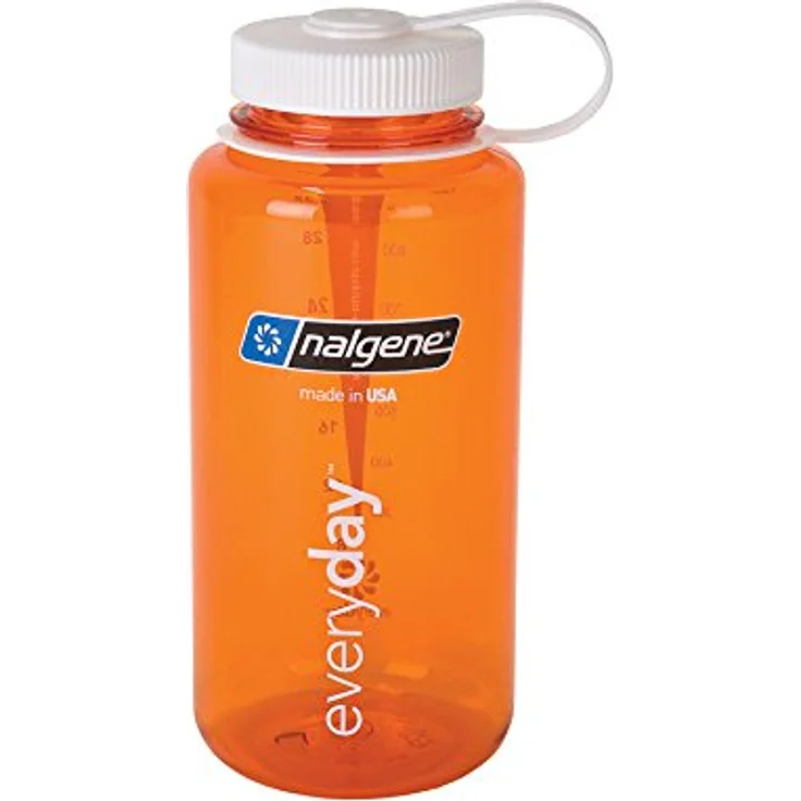 Nalgene Uni Wide Mouth 1L Trinkflasche, Grau, 1 – Bild 6