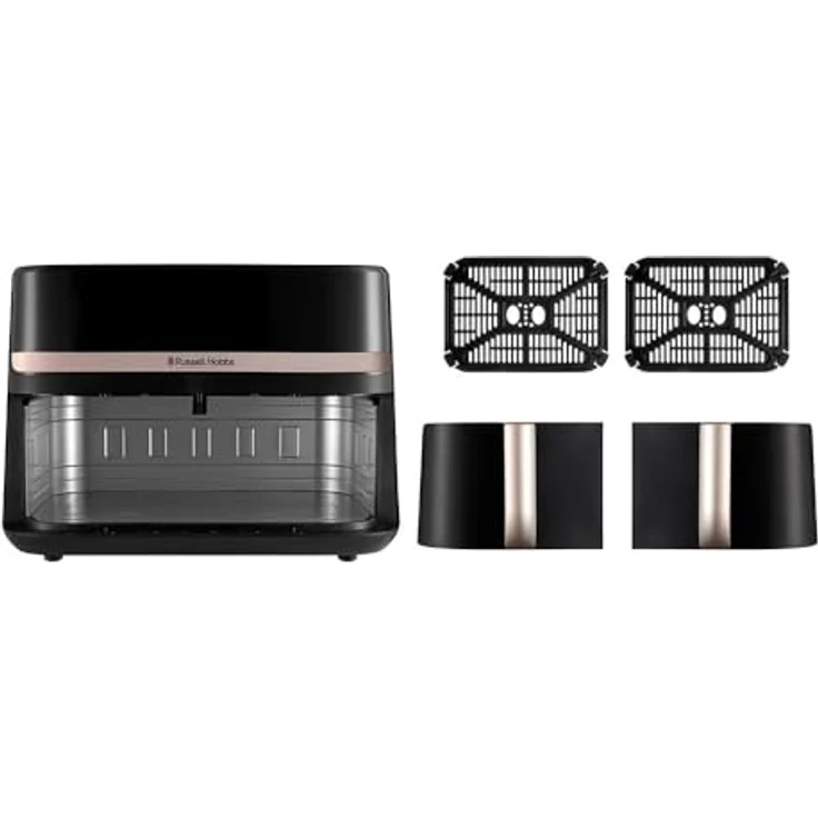 RUSSELL HOBBS SatisFryTM Dual Basket Heißluftfritteuse 27680-56, 2800 W, 9 Programme, 4,5 L, wenig oder kein Öl erforderlich – Bild 5