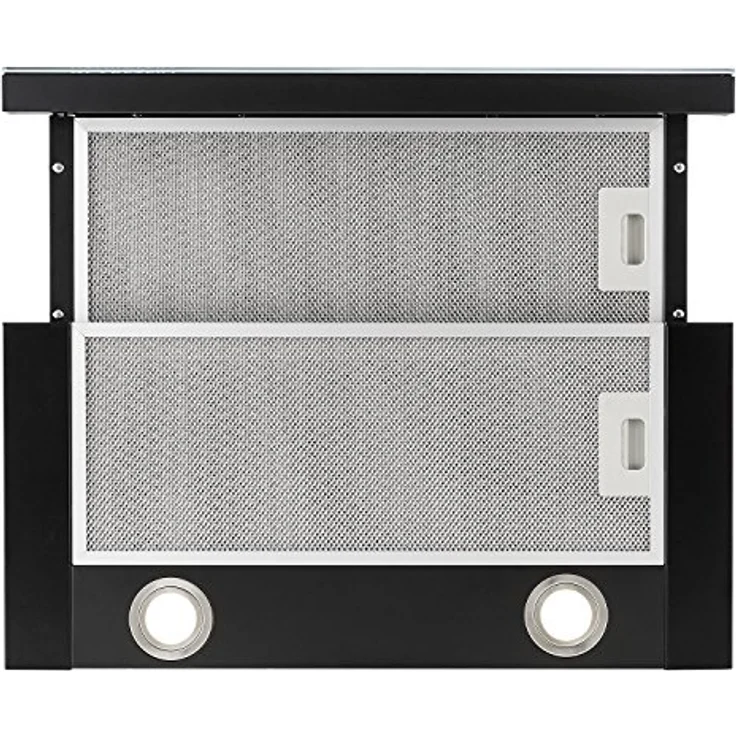 Klarstein Vinea Dunstabzugshaube Unterbau 60cm, Umluftset mit Aktivkohlefilter, 610m³/h, schwarz – Bild 5