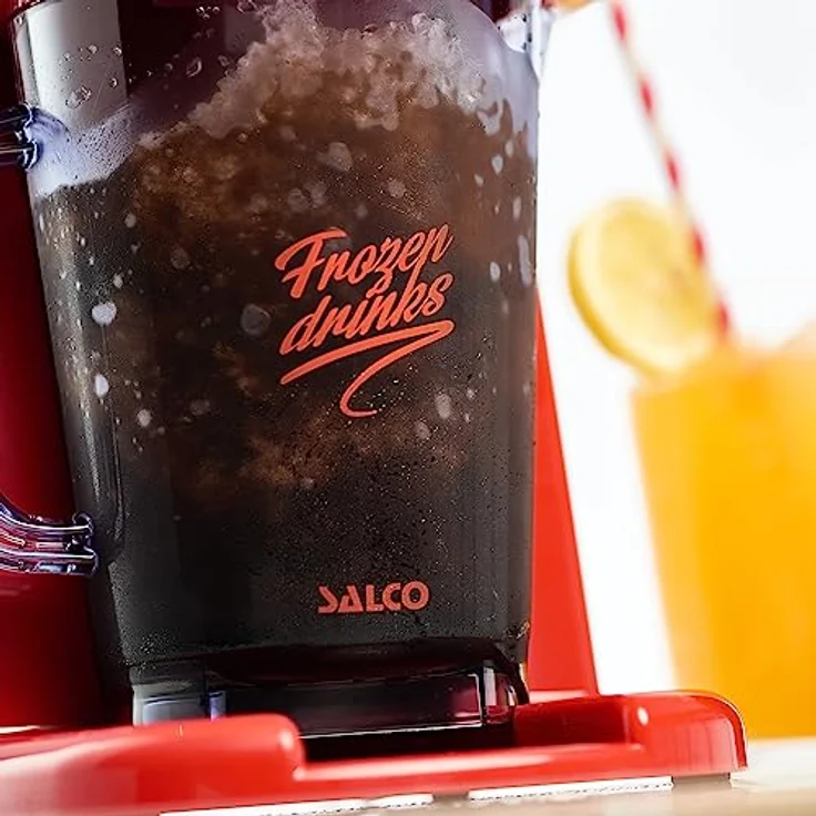 Salco SNC31 Retro Frozen Beverage Station Slush & Crushed-Ice, Eis-Herstellung zum Event, Retro-Design, 50er Jahre, Kindergeburtstag – Bild 4