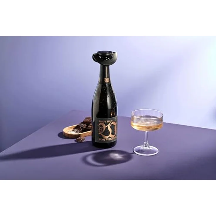 Adhoc Champagner-Stöpsel GUSTO, Schwarz – Bild 4