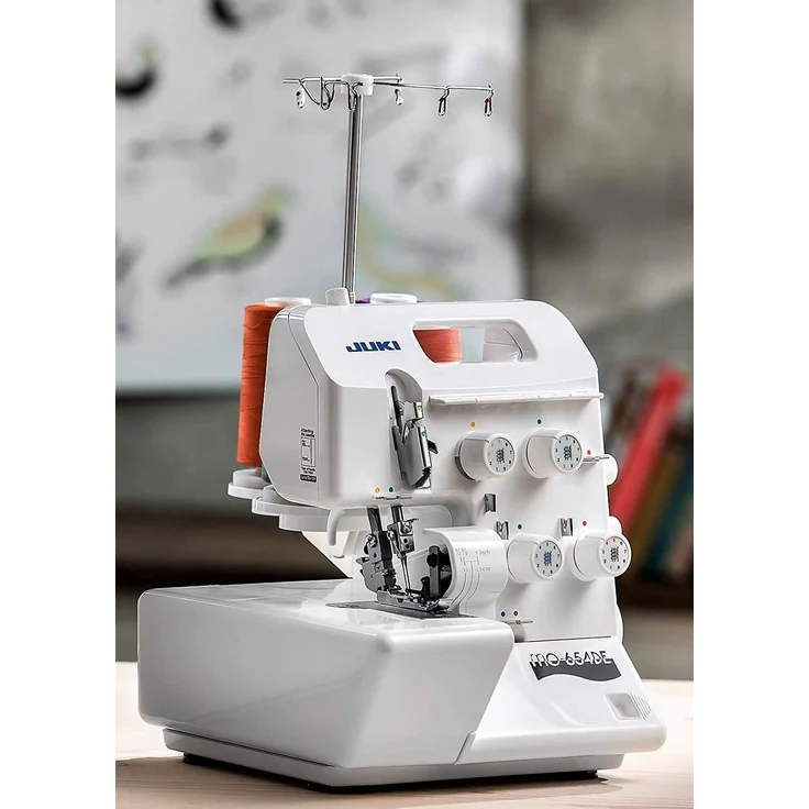 Juki MO-654DE Overlock-Nähmaschine, 2-4 Fäden, 1500 Stiche-min – Bild 6
