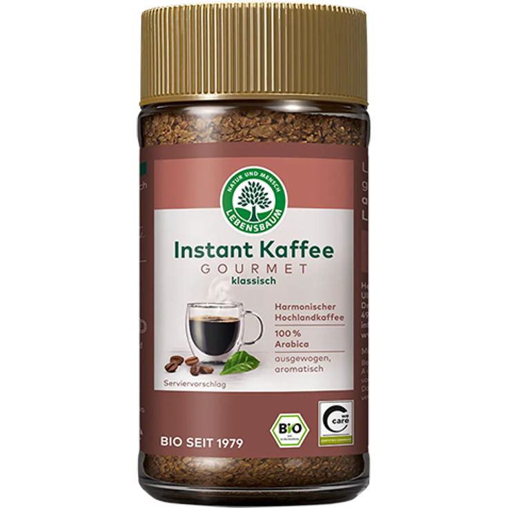 Lebensbaum Gourmet Kaffee Instant, 100 g