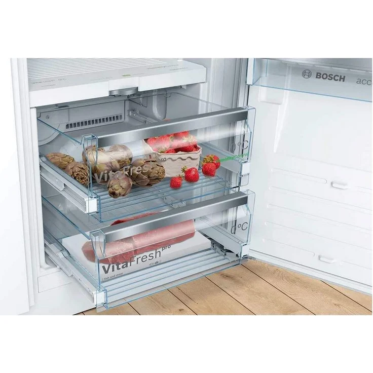 Bosch KIF51AFE0 Kühlschrank, Einbau, weiß, LED, 0-Grad-Zone, Breite 55.8 cm, Energieklasse E – Bild 2