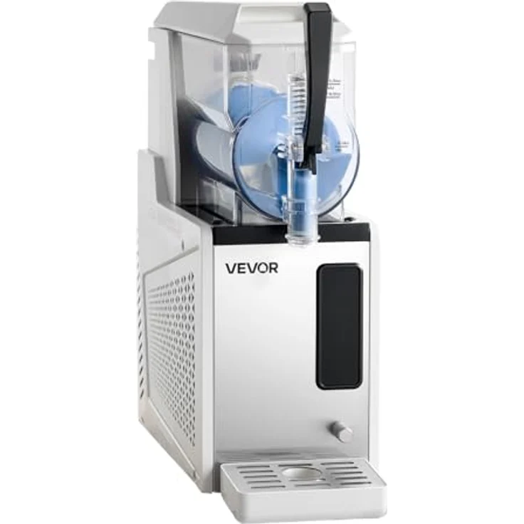 VEVOR Slush Maschine X-30, 3 L Eisbereiter mit Selbstreinigungsfunktion, 350 W für Frozen Margaritas und Shakes, transparentes Polycarbonat, weiße LED-Beleuchtung – Bild 9