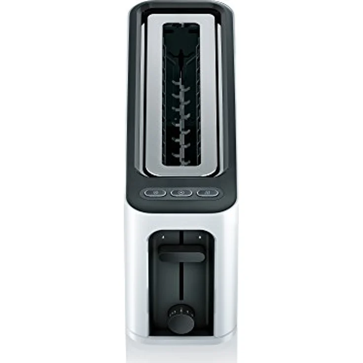 Braun HT 3110 WH Toaster | Langschlitz | Extrabreite Toastkammer | Herausnehmbare Krümelschublade | Aufwärm- und Auftaufunktion | 7 Röstgrade | Separater Brötchenaufsatz | Weiß – Bild 3