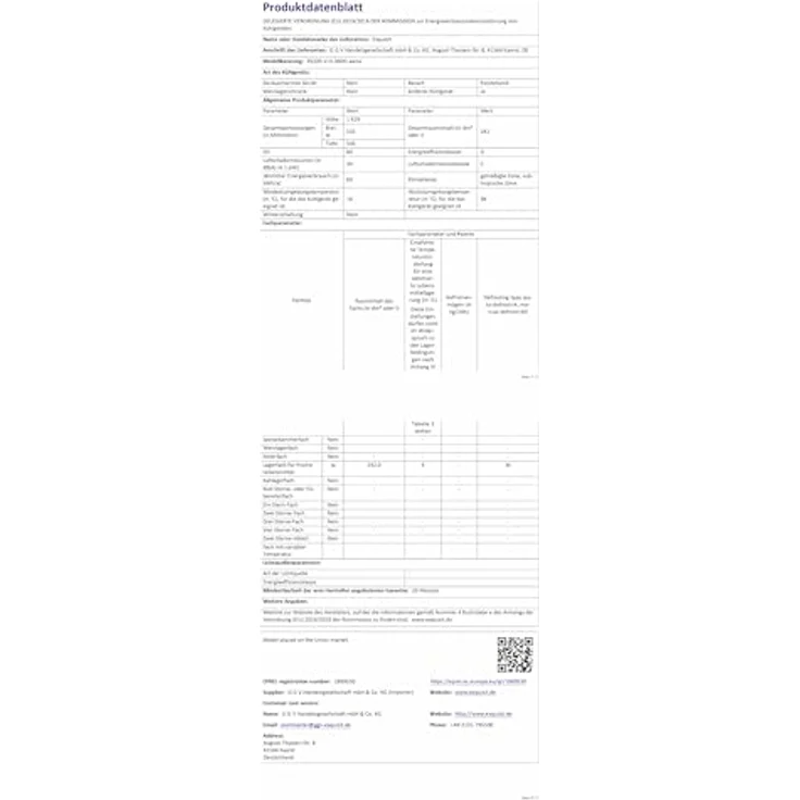 Exquisit Vollraumkühlschrank KS320-V-H-040D weiss | 242 L Nutzinhalt, ohne Gefrierfach – Bild 10