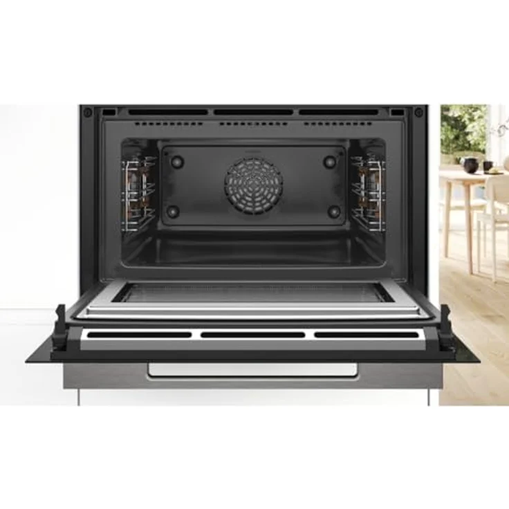 BOSCH Einbau-Mikrowelle CMG7761B1, Schwarz, Grill, Heißluft, Ober-/Unterhitze, 45 l – Bild 5