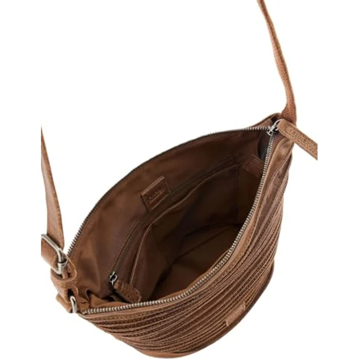 FredsBruder Riffelinchen, Handtasche aus hochwertigem Material, Braun – Bild 3