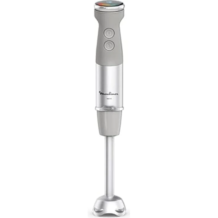 Moulinex DD672B10 Stabmixer 1000W mit Pulsfunktion und Turbo-Funktion, Grau/Stahl – Bild 4