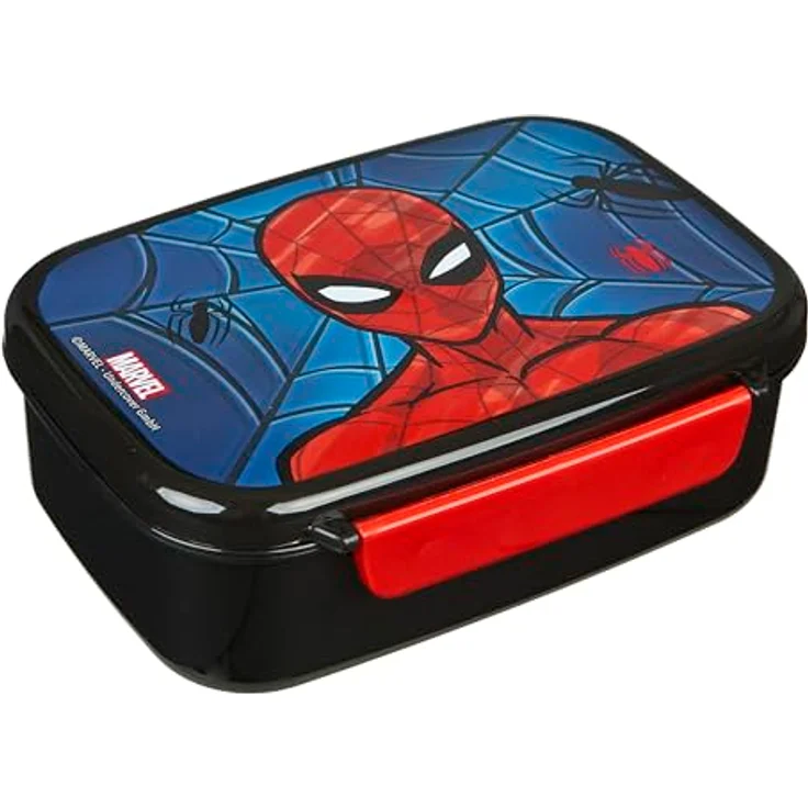 Scooli Lunchbox Set Spider-Man, 2-tlg. mit auslaufsicherer Brotzeitdose und 500 ml Trinkflasche – Bild 2