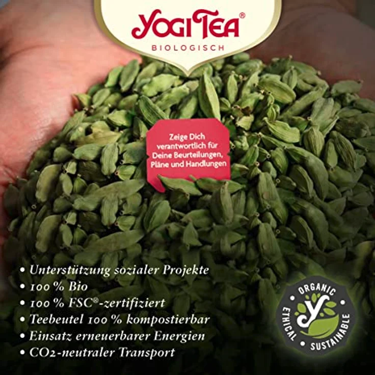 Yogi Tea Für die Sinne - Süße Träume Bio, Kräutertee zur Entspannung, 42 g – Bild 5