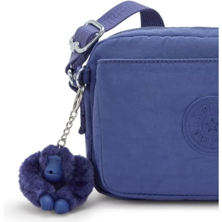 Kipling Abanu Umhängetasche 20 cm, robuste Polyamid-Tasche mit verstellbarem Riemen, Blau – Bild 5