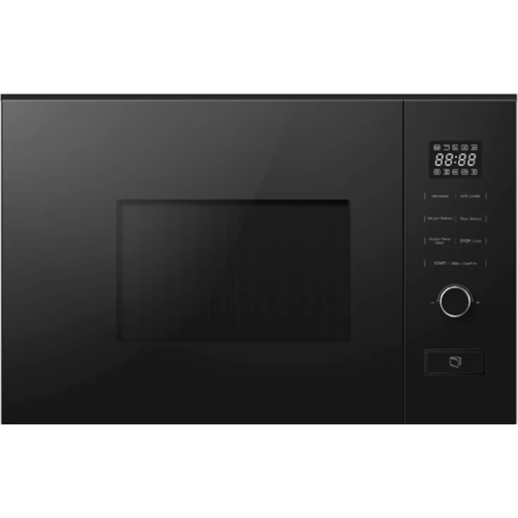 Midea Einbaumikrowelle 20 Liter MEHK38KIX, Rahmenlos, Schwarz matte mit Touch-Steuerung und LED-Display