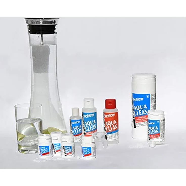 Yachticon Aqua Clean Tabletten, Wasserfilter zur Konservierung von Trinkwasser, geruchs- und geschmacksneutral, 100 Tabletten für 2000 l Wasser – Bild 3