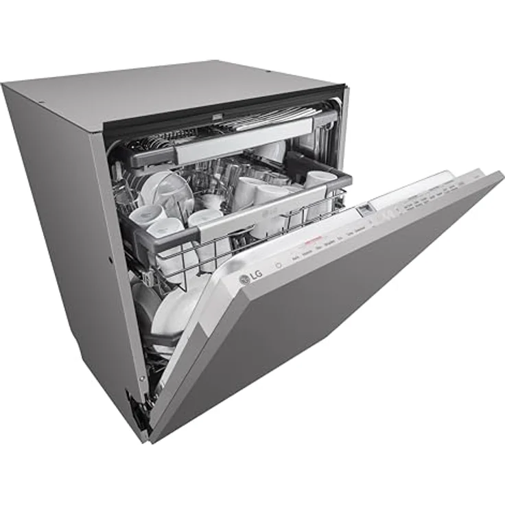 LG DB476TXS, vollintegrierbarer Geschirrspüler, 598 mm breit, 43 dB(A), Inverter Direct Drive®, QuadWash®, TrueSteam®, App-kompatibel – Bild 6