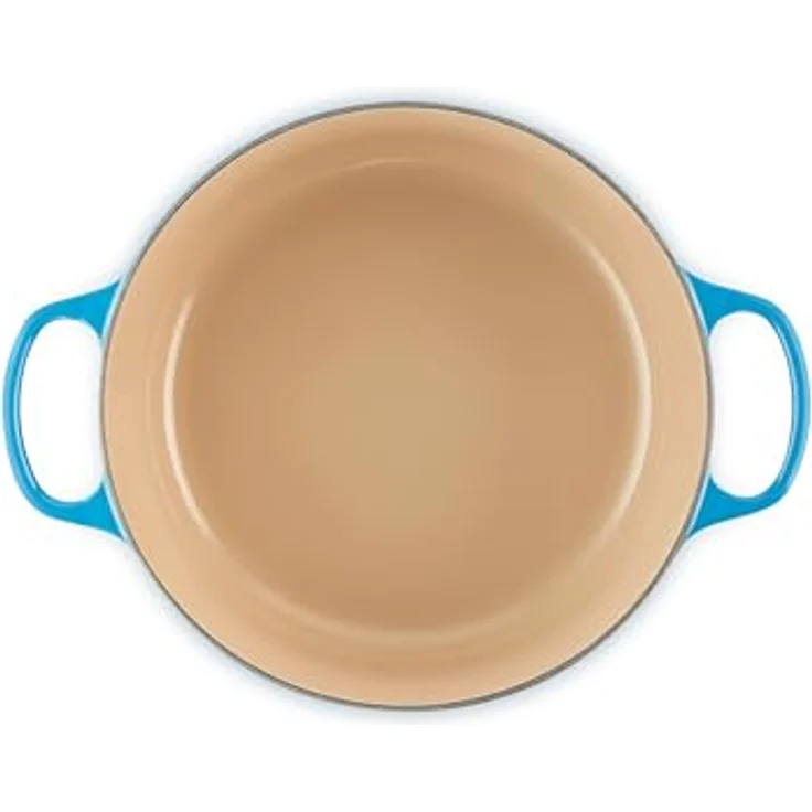 Le Creuset Signature Gusseisen-Bräter mit Deckel, Ø 28 cm, Rund, Für alle Herdarten und Induktion geeignet, Volumen: 6,7 l, Marseille – Bild 4