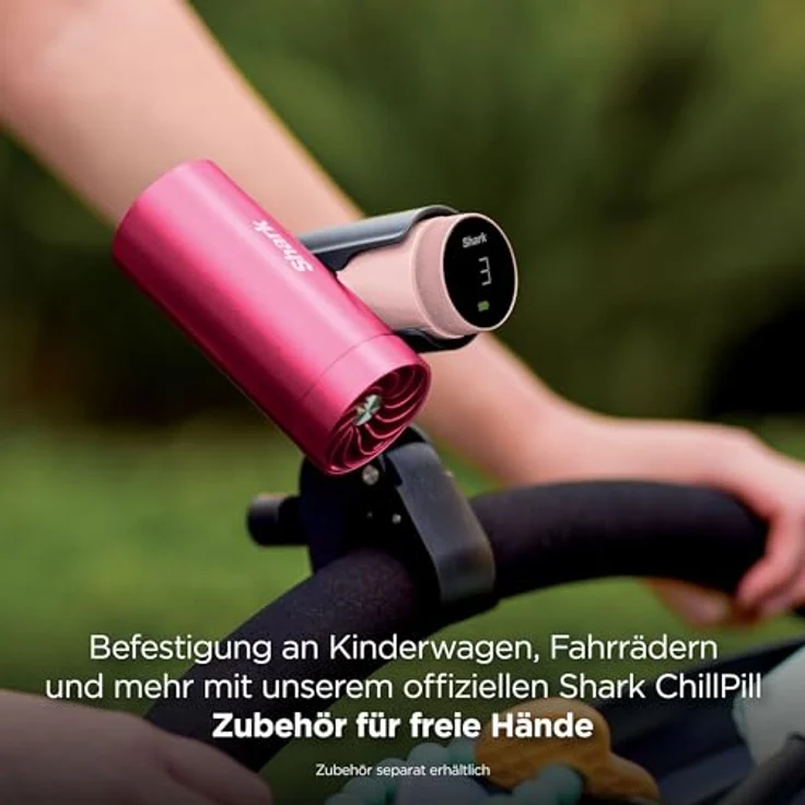Shark ChillPill 3-in-1 Ventilator mit HydroGo Sprühnebel, InstaChill Kühlplatte & 7,5 m/s Luftstrom – Tragbar für Indoor & Outdoor – Pink – Bild 8