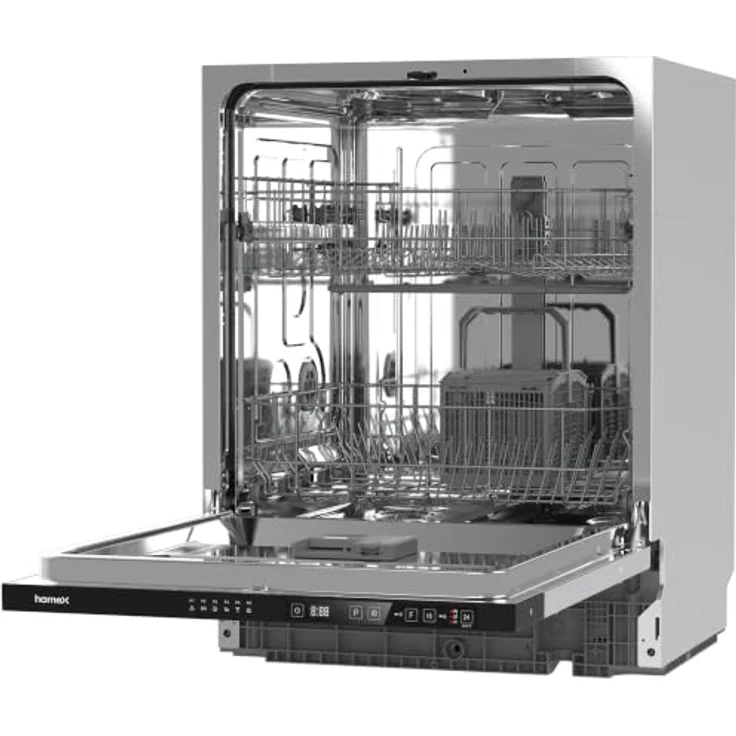 homeX DWFI601449E Geschirrspüler vollintegriert, 60 cm, 14 Maßgedecke, 6 Programme, leise mit 49 dB, Energieeffizienzklasse E – Bild 13