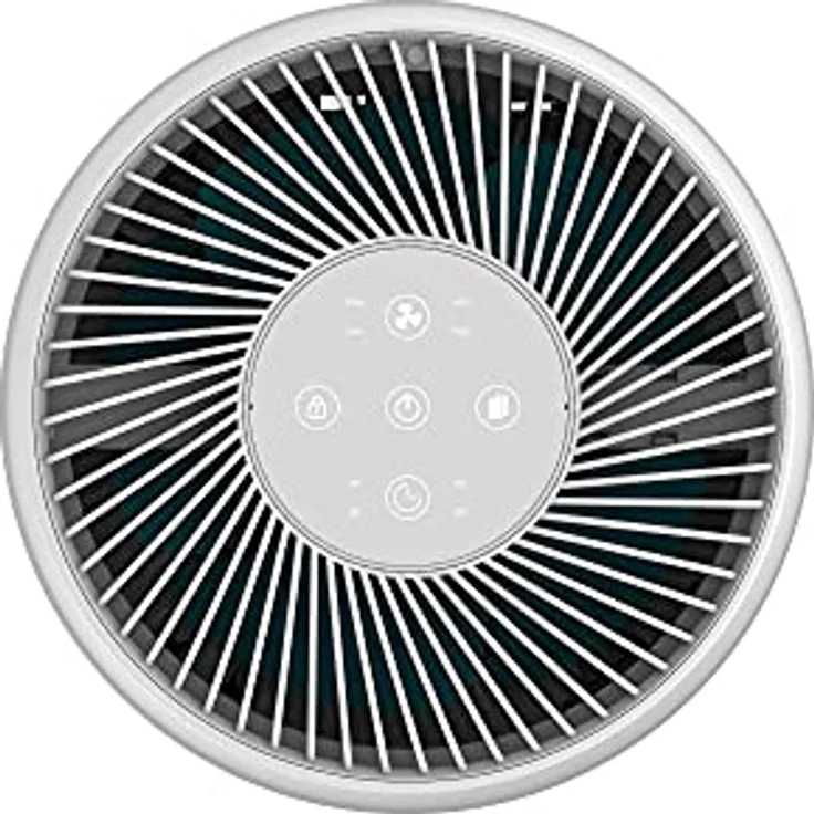 LMG Germany Luftreiniger, Air Purifier für Räume bis 14qm, entfernt 99,997% Allergene, mit Luftqualitätsanzeigen, Rauchverzehrer, UV Licht, Wifi – Bild 2