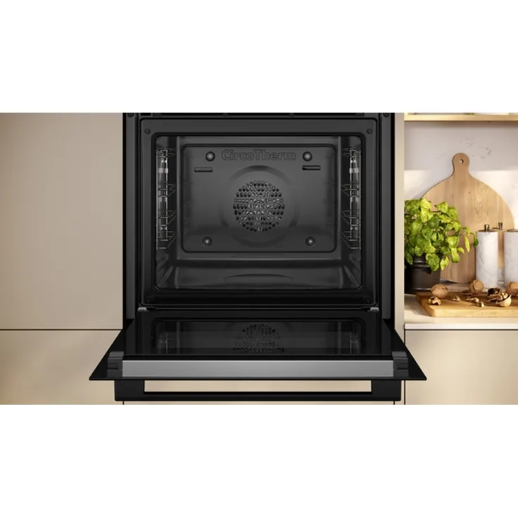Neff BTX46PB0 Backofen Set B2CCJ7AK3 + Glaskeramikkochfeld T16SBN1L0, Schwarz, mit Pyrolyse, CircoTherm® und TouchControl