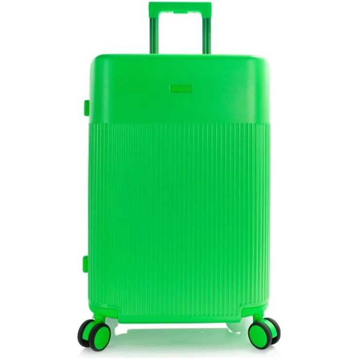 Heys HiLite 4 Rollen Trolley M, 63.5 cm mit Dehnfalte, grün, 100% Polycarbonat