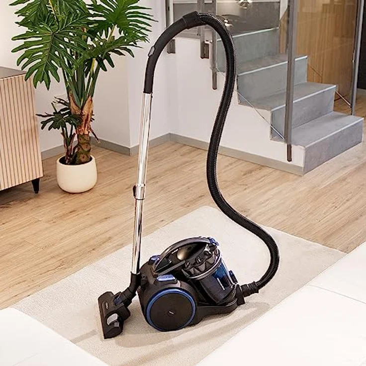 Cecotec Beutelloser Bodenstaubsauger ReadyWarm 1200 Thermal Black. 800W, MultiCyclonic System-Technologie, 4L Tank, EasyMove-System, hocheffiziente Filter, 9m Aktionsradius, schwarz – Bild 2