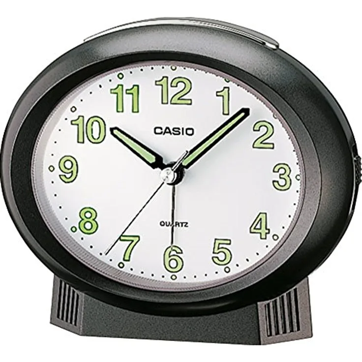 Casio Wake Up Timer TQ-266-1EF, Wecker mit Alarm und Beleuchtung, schwarz