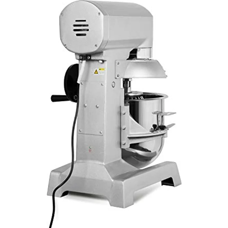 VERTES FD1-TKM-10, Professionelle Teigknetmaschine mit Planetenrührwerk, 10L Edelstahl Rührschüssel, 370W Motor, 3 Geschwindigkeitsstufen – Bild 6