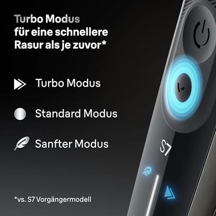 Braun Series 7 72-G7200cc, Elektrorasierer mit Präzisionstrimmer, wasserfest, 60 Minuten Akkulaufzeit, inklusive 4in1 SmartCare Center – Bild 4