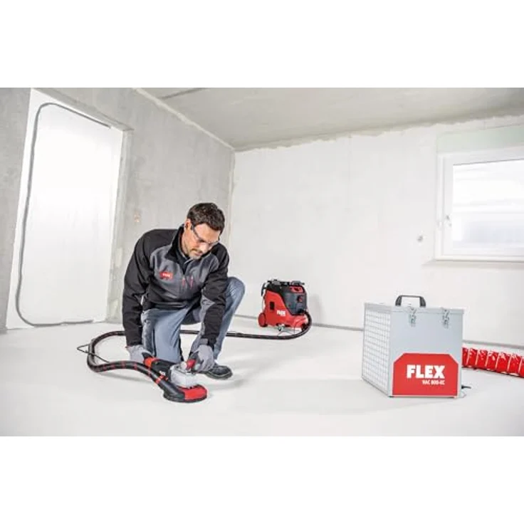 Flex-Tools 532859 VAC 800-EC Air Protect 14 SET, Gebäudeluftreiniger der Staubklasse M, Grün – Bild 6