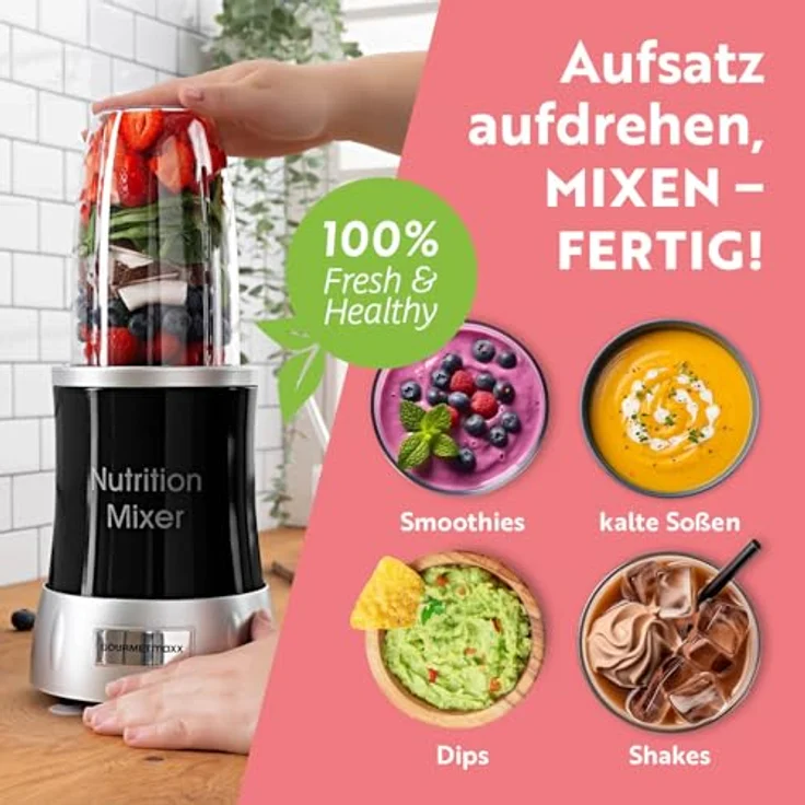 GOURMETmaxx Nutrition Mixer Deluxe 11 TLG – Bild 7