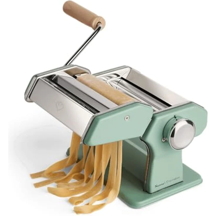 Springlane Nudelmaschine Nonna inkl. Rezeptheft & Nudeltrockner Mint – Bild 3