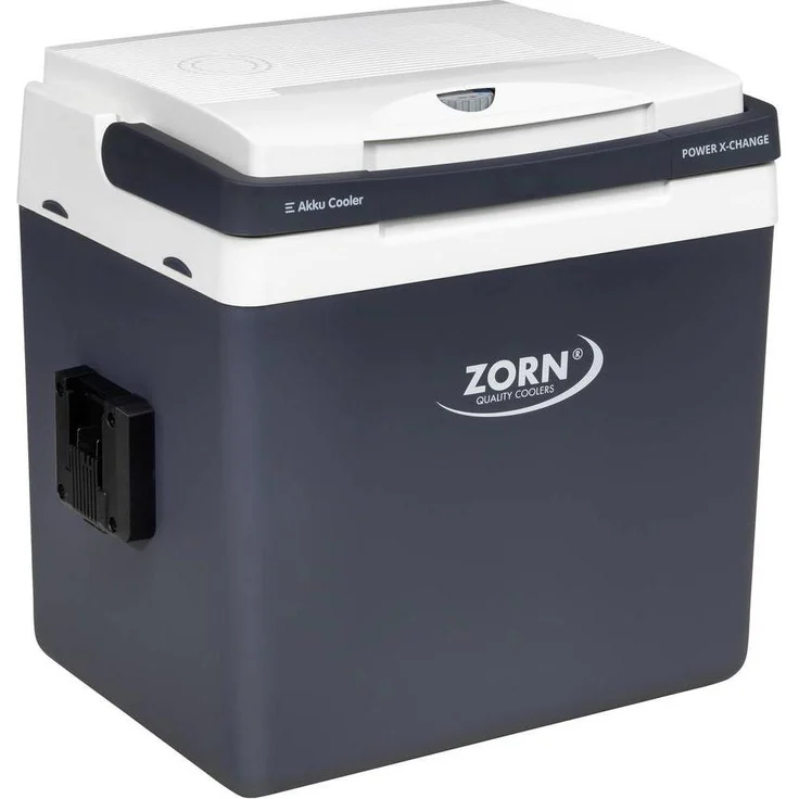 Zorn Kühlbox, 25 l Akku Kühlbox mit Peltier-Kühlsystem und ergonomischem Tragegriff, kabelloses Kühlen bis zu 10 h